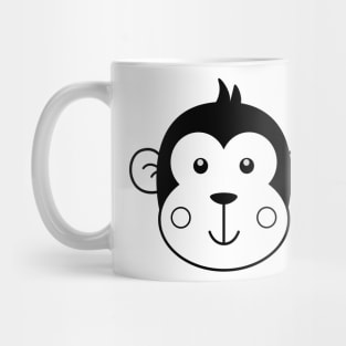 Monkey for Boys Girls and Adults - Monkey Head Mug